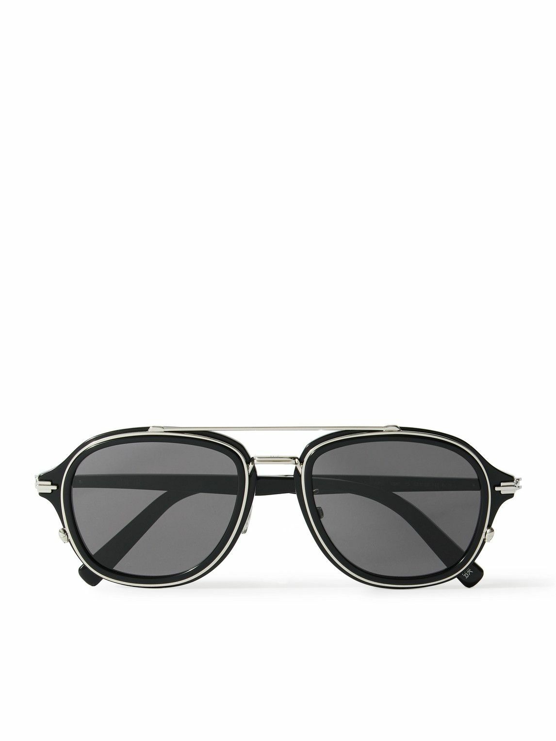 Dior Eyewear - DiorBlacksuit A4U Aviator-Style Acetate and Silver-Tone Sunglasses