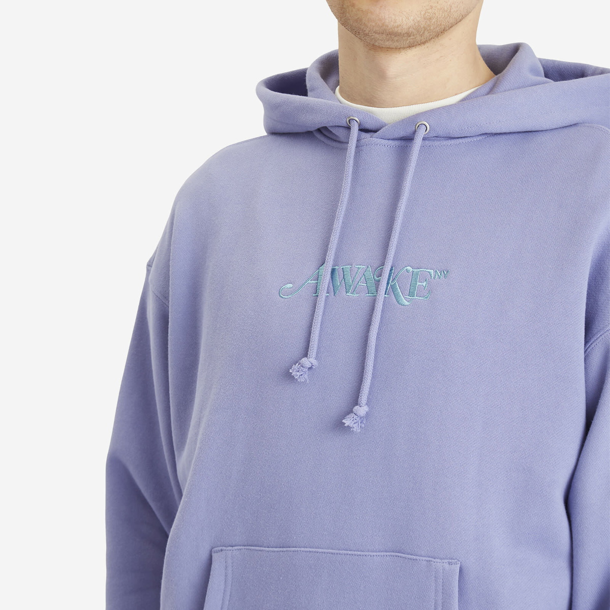 【AWAKE NY】EMBROIDERED LOGO HOODIE PALE MAUVE TWILLSCRIPTLOGOHOODIEBLACK2_gr