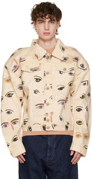 Vivienne Westwood Beige Marlene Denim Jacket