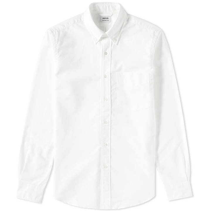 Photo: Aspesi Button Down Magra Shirt White