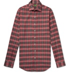 Sid Mashburn - Slim-Fit Checked Cotton-Flannel Shirt - Red