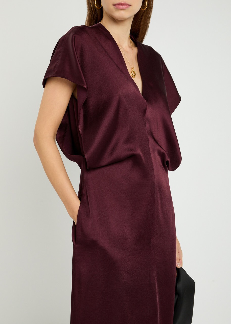 claudia ponte midi dress Claudia Formal Velvet Slit Mermaid Dress