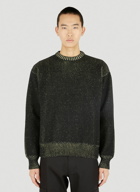 Aimless Compact Knit Sweater in Black