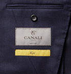 CANALI - Kei Slim-Fit Unstructured Wool-Jacquard Blazer - Blue