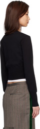 Vivienne Westwood Black Bea Cropped Cardigan