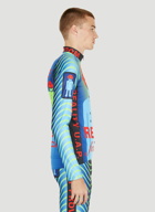 Alien Long Sleeve Bike Top in Blue