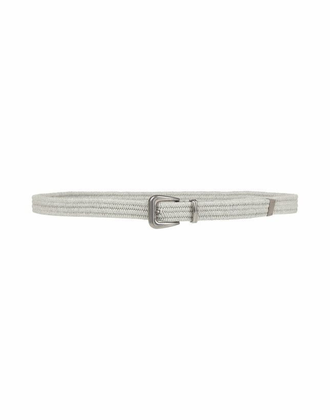 Photo: Brunello Cucinelli Womens Belt Light in Grey