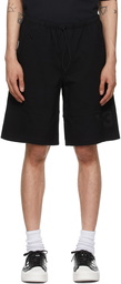 Y-3 Black Heavy Piqué Shorts