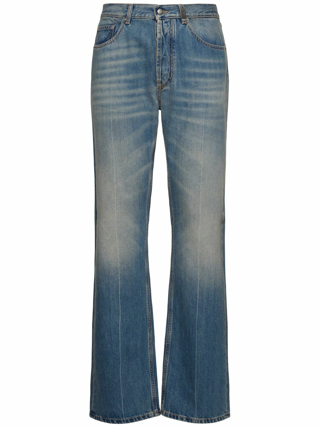ALEXANDER MCQUEEN Cotton Denim Straight Jeans