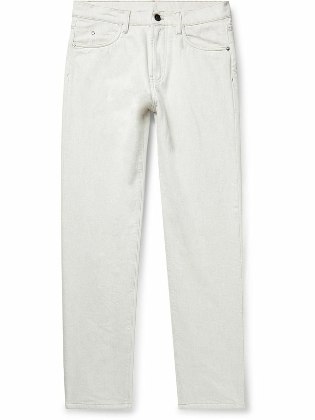 Photo: Loro Piana - Straight-Leg Jeans - Neutrals