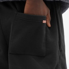 Acne Studios Men's Forge Pink Label Sweat Shorts in Black