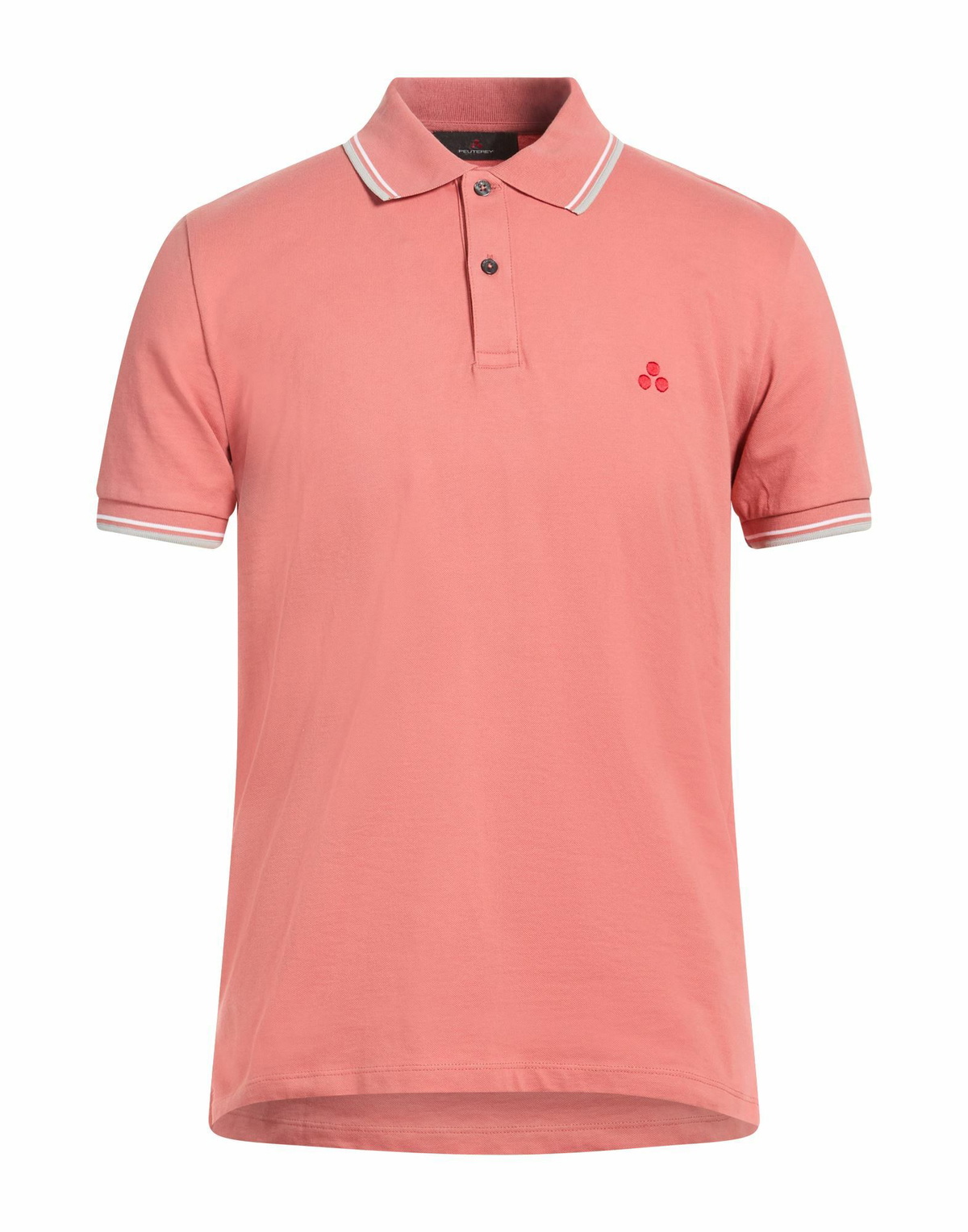 Peuterey Mens Polo shirt in Salmon pink