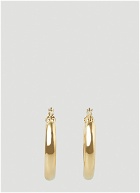Classic Thick Hoop Medium Earrings in Gold