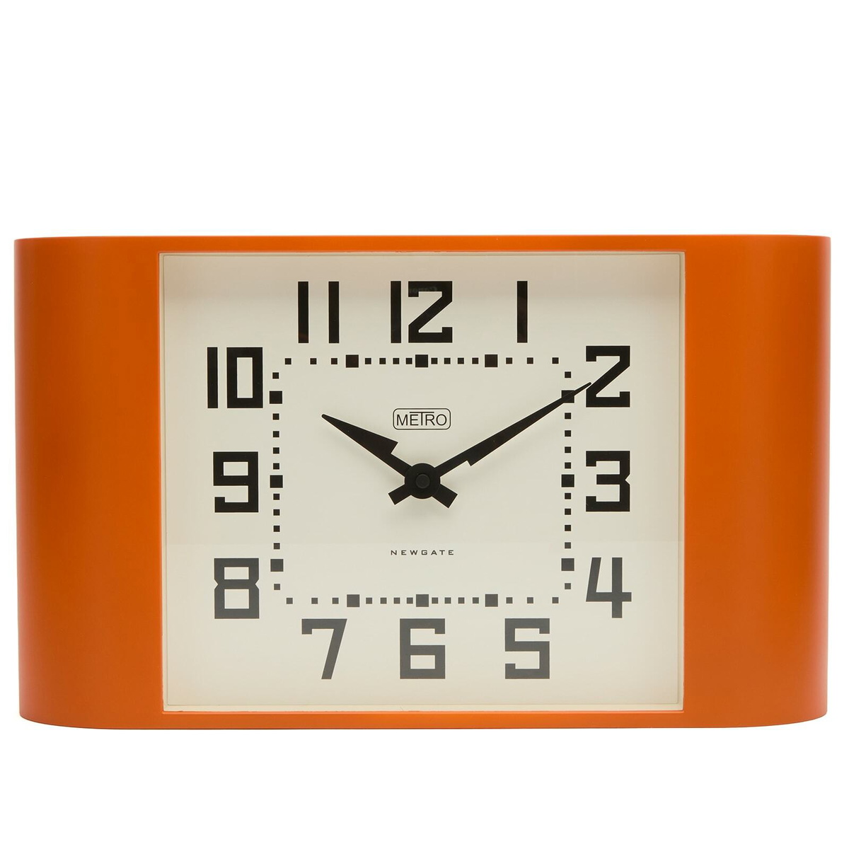 Newgate Clocks Metro Wall Clock in Orange 
