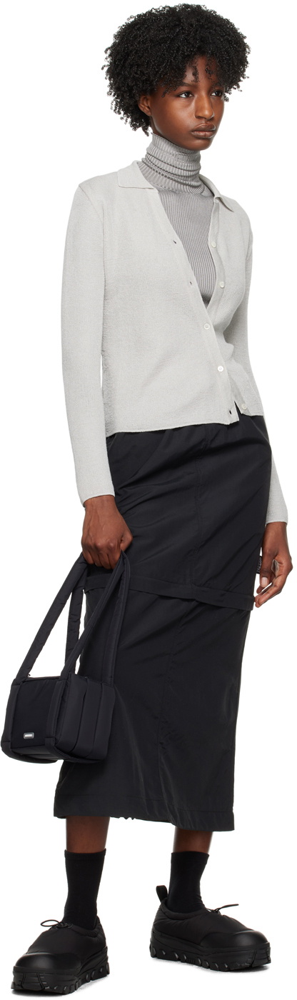 AMOMENTO Black Padded 3 Layer Bag