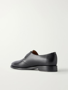 MORJAS - Leather Monk-Strap Shoes - Black