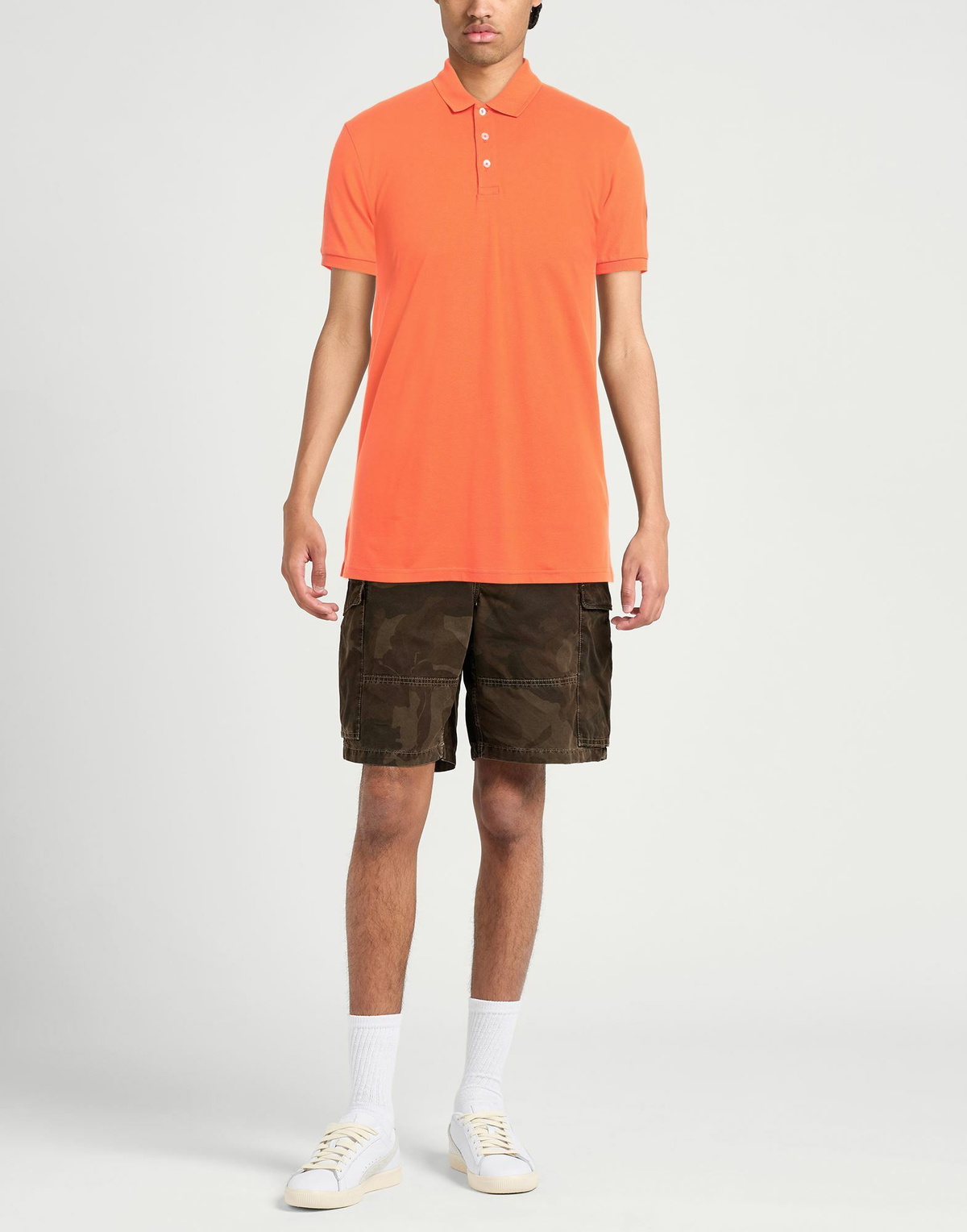 Colmar Mens Polo shirt in Orange