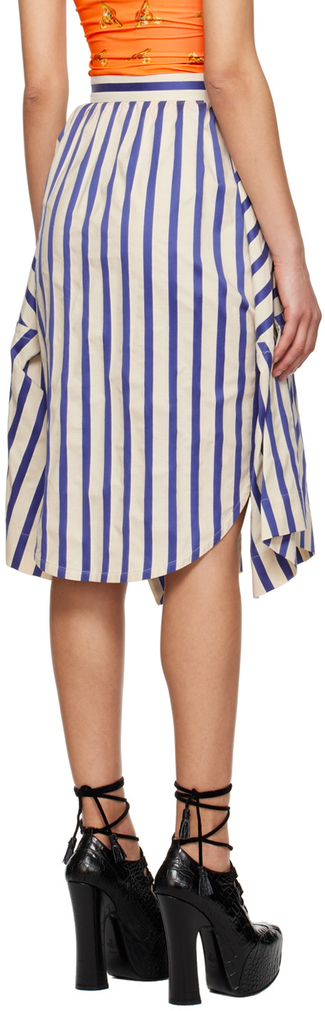 Vivienne Westwood Blue Knockout Midi Skirt Vivienne Westwood