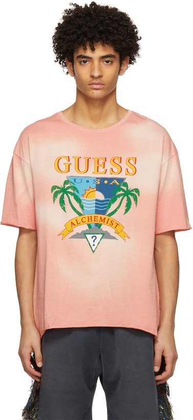 Photo: Alchemist Pink Guess Edition Logo T-Shirt