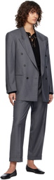 Carter Young Gray Pleated Trousers