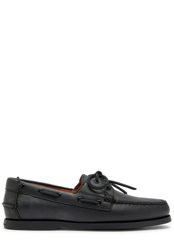 Photo: Polo Ralph Lauren Merton Grained Leather Loafers Black