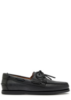 Polo Ralph Lauren Merton Grained Leather Loafers Black