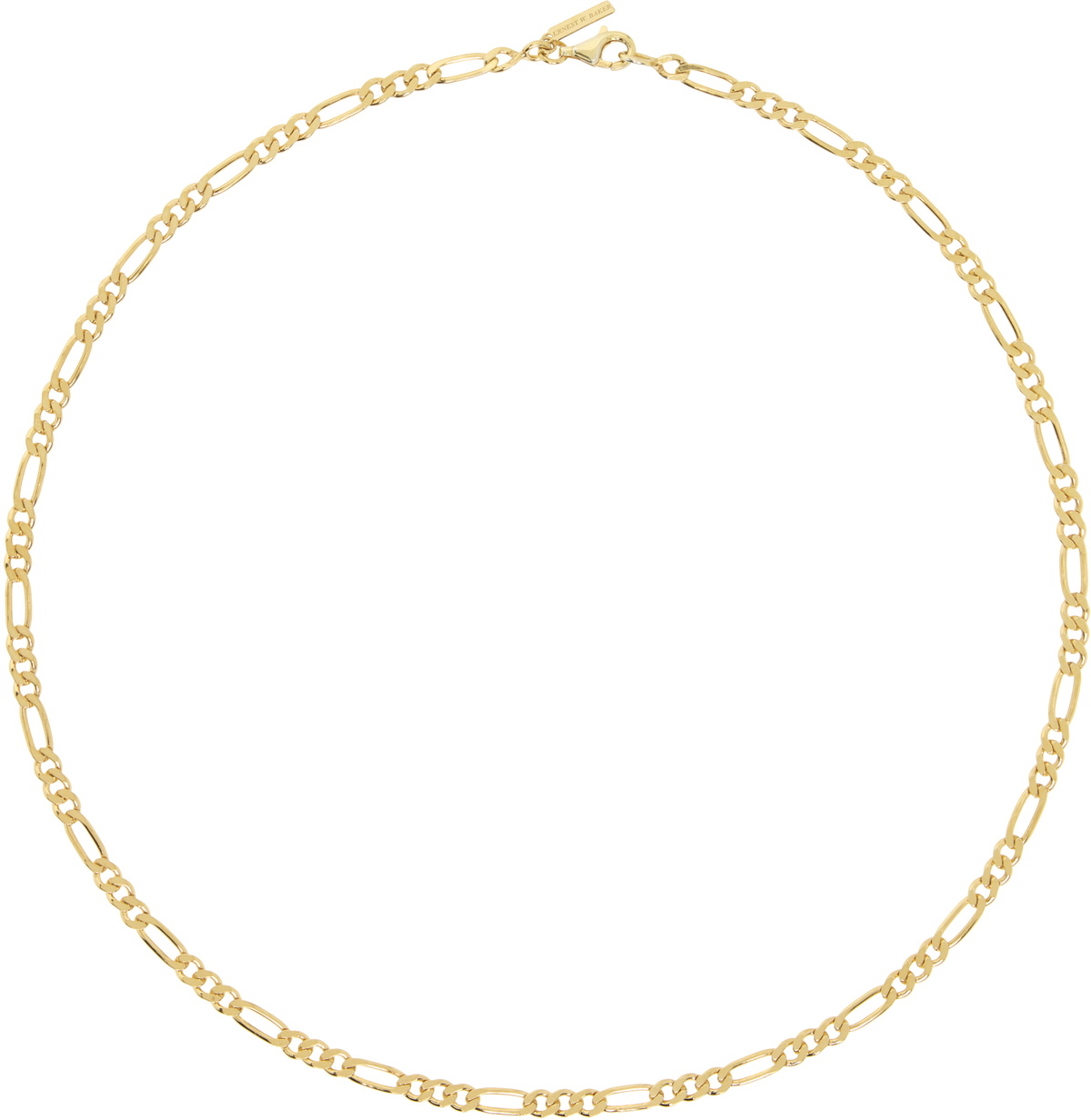 Ernest W. Baker Gold & Green Oval Stone Necklace Ernest W. Baker