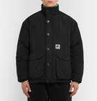 Flagstuff - Reversible Quilted Cotton-Blend and Shell Jacket - Black