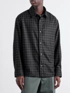 A.P.C. - Bobby Checked Wool-Blend Twill Shirt - Black