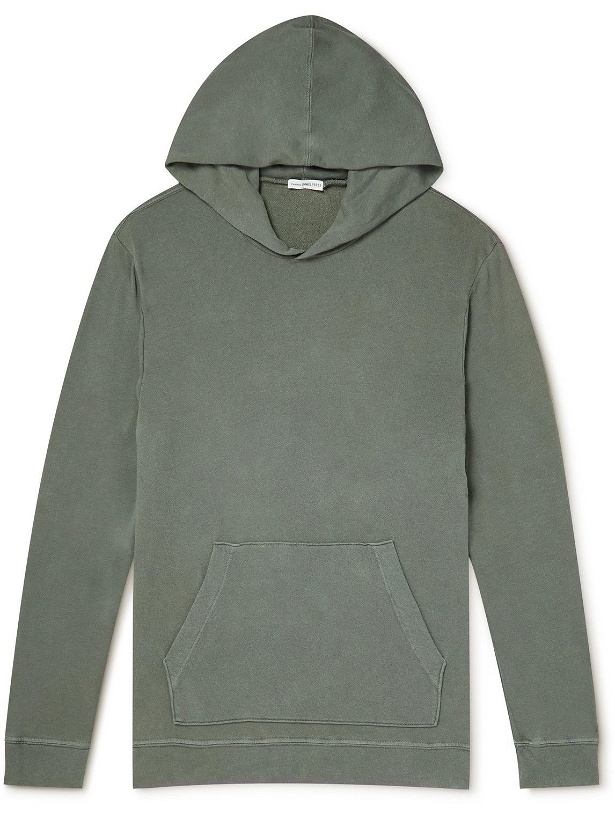 Photo: James Perse - Supima Cotton-Jersey Hoodie - Green