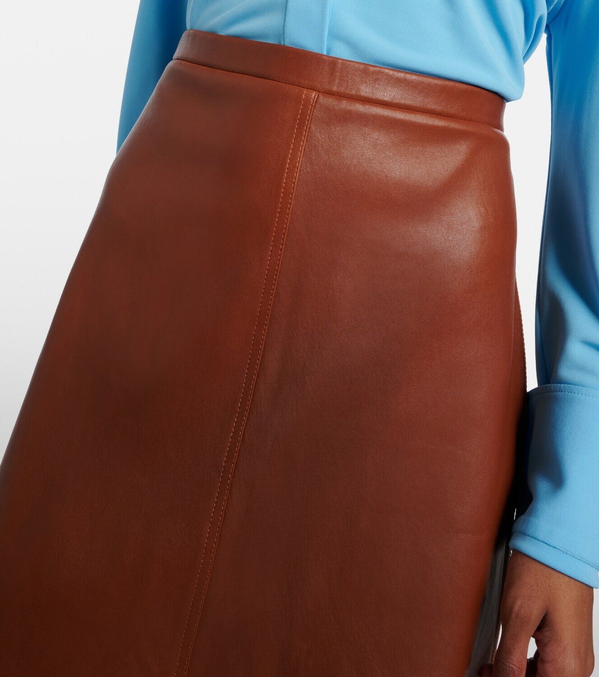 Stouls Lucie 22 leather miniskirt