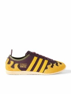 adidas Originals - Brain Dead Japan Lo Brushed-Suede, Leather and Shell Sneakers - Yellow