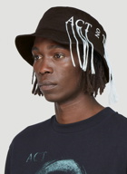 Acne Studios - Embroidered Bucket Hat in Black