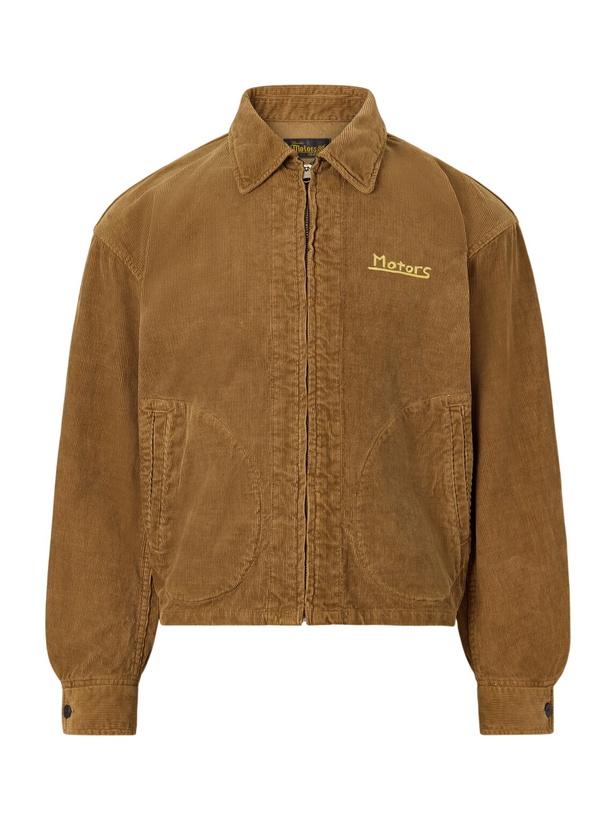 Photo: Visvim - Somer Swingtop Embroidered Distressed Cotton-Corduroy Jacket - Brown