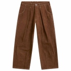 Story mfg. Men's Canvas Lush Pants in Brown Wonky-Wear