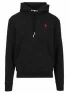 Ami Alexandre Mattiussi Ami De Coeur Hoodie Black