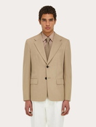 Ferragamo Mens Single breasted blazer in Beige