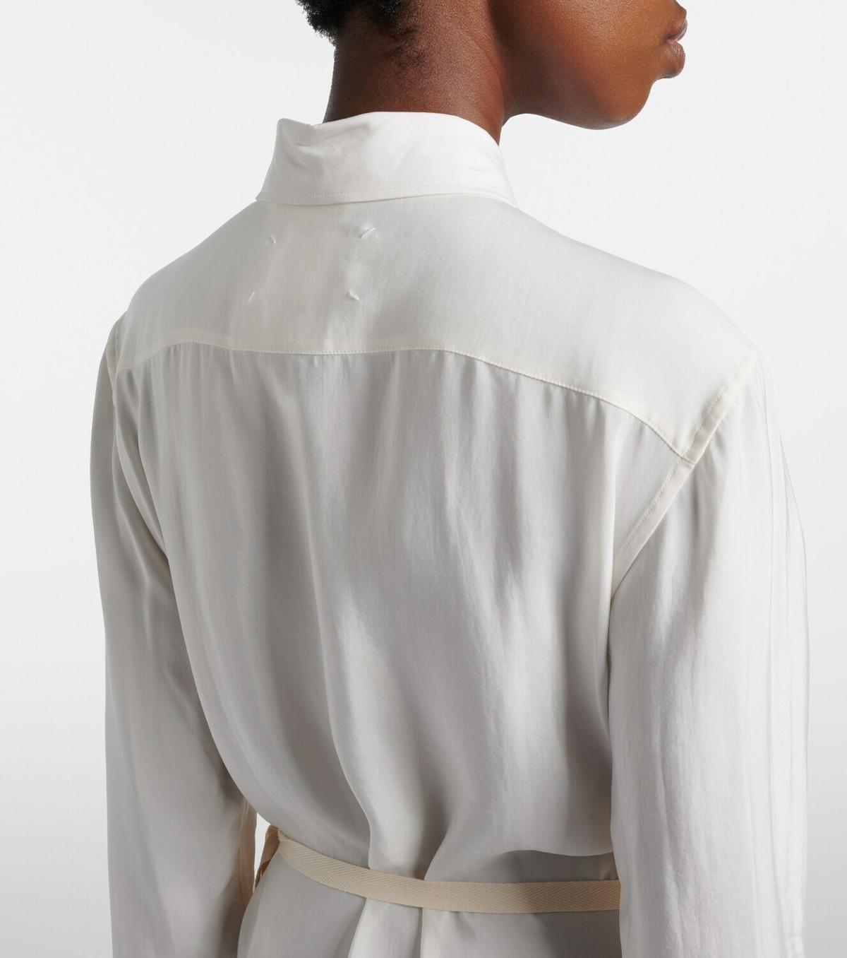Maison Margiela Draped midi dress