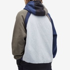 Engineered Garments Men's Raglan Combo Hoodie in Black