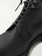 John Lobb - Alder Waxed-Suede Boots - Black