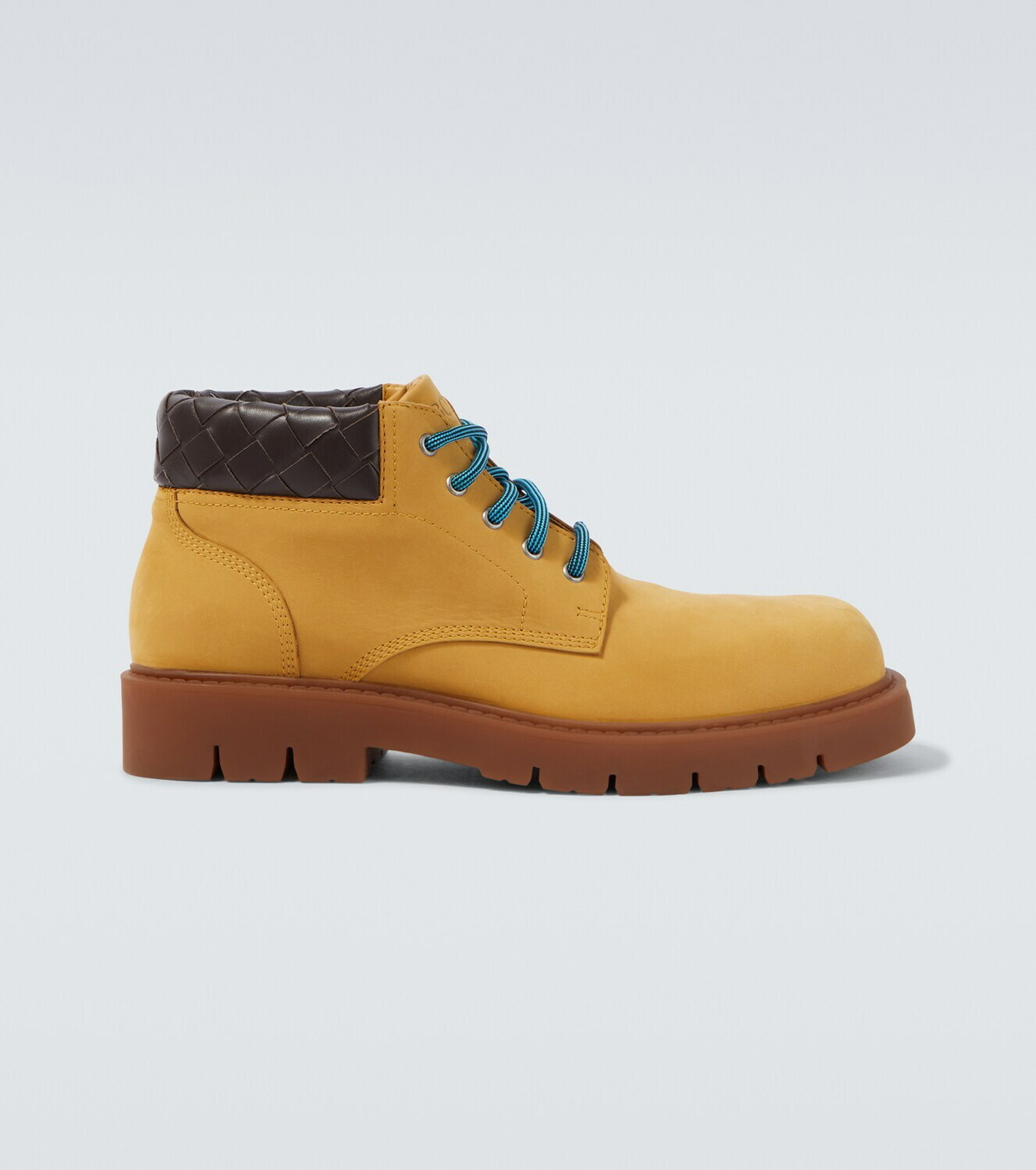 Bottega Veneta Haddock leather lace-up boots