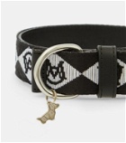 Moncler Moncler Poldo Dog Couture leather-trimmed leash