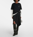 The Attico Leon patent leather knee-high boots