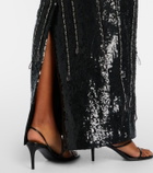 Clio Peppiatt Chandelier embellished gown