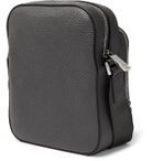 Hugo Boss - Crosstown Full-Grain Leather Messenger Bag - Gray