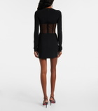 Nensi Dojaka Paneled corset dress