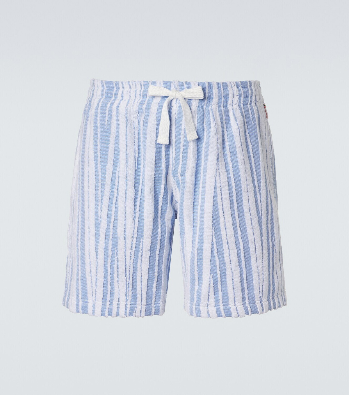 Orlebar Brown Trevon striped cotton toweling shorts