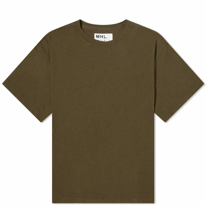 Photo: MHL by Margaret Howell Men's Simple T-Shirt in Forest