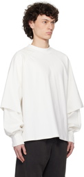Seventh White Raglan Layered T-shirt