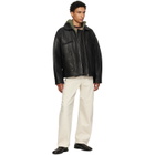 Cawley Black Flying Leather Jacket